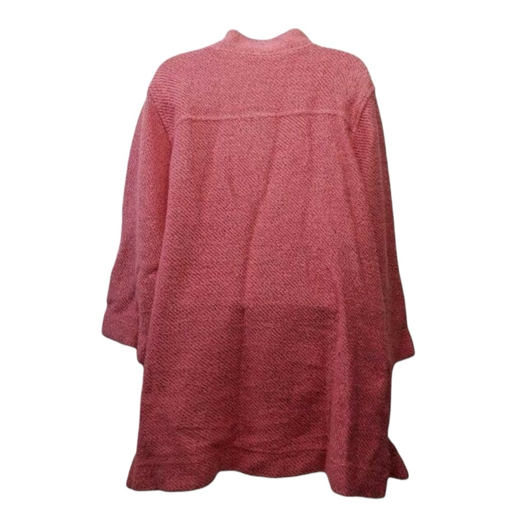 SOFT SURROUNDINGS “Set Sail” Tunic Sweater in Coral Pink Size MED — SUPER SOFT!! - Picture 4 of 6